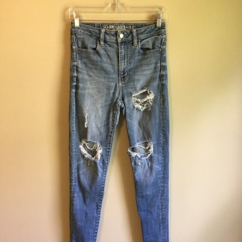 American Eagle outfitters super hi-rise jegging si